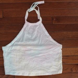 TieDye halter crop top